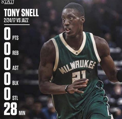 tony snell 0 stat line